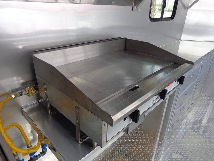Concession Trailer 8.5’x24′ BBQ Smoker Food Event Catering (Yellow) — photo 4