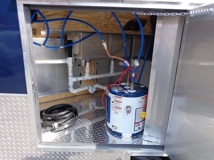 Concession Trailer 8.5’x16′ Blue – Catering Food Event Vending — photo 4
