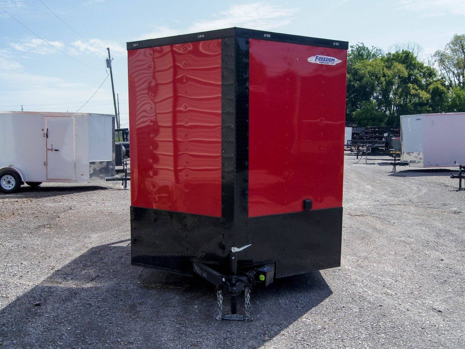 Concession Trailer 7’x12′ Red Patio Food Serving Merchandising — photo 5