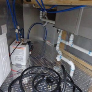 8.5 x 14 Custom Kitchen Trailer with dual marquee windows and vent hood - view 9