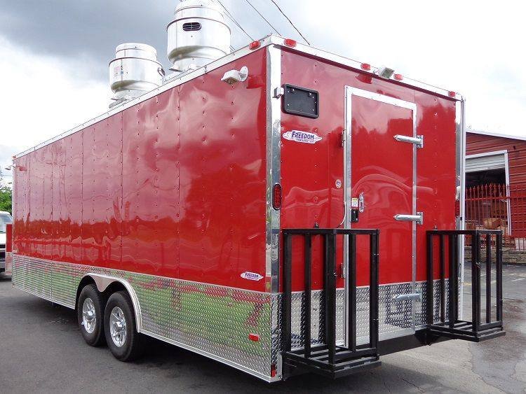 Concession Trailer 8.5’x24′ Red – Food Catering Vending Event — photo 7