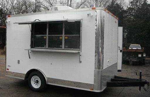 Concession Trailer 8.5’x12′ White – Event Food Vending Catering — photo 7