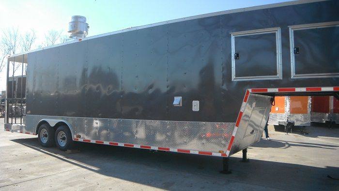 Concession Trailer 8.5’x34′ White – Gooseneck Event Food Vending BBQ — photo 15