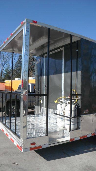 Concession Trailer 8.5’x34′ White – Gooseneck Event Food Vending BBQ — photo 14