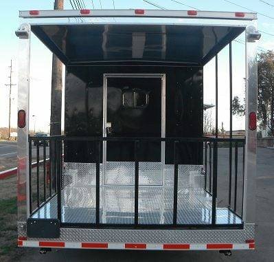 Concession Trailer 8.5’x30′ Black – Concession Food BBQ Smoker — photo 8