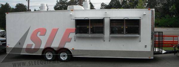 Concession Trailer 8.5’x24′ White – Vending Food Catering Custom — photo 4