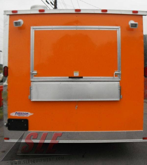 Concession Trailer 8.5’x16′ Orange – Food Event Catering Vending — photo 4