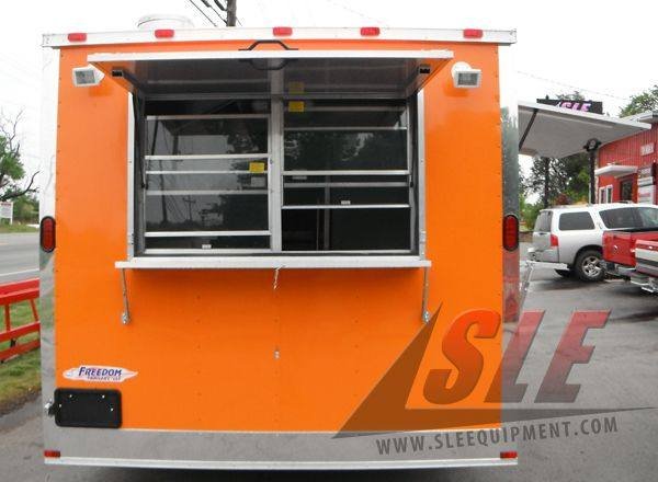 Concession Trailer 8.5’x16′ Orange – Food Event Catering Vending — photo 6