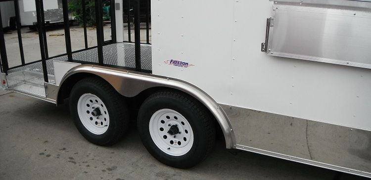 Concession Trailer 8.5’x18′ White – BBQ Smoker Vending Catering — photo 4