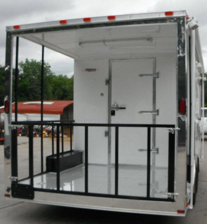Concession Trailer 8.5’x18′ White – BBQ Smoker Vending Catering — photo 6