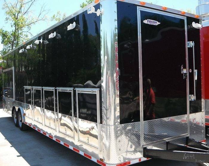 Concession Trailer 8.5’x30′ Vending Food Event Catering (Black) — photo 3