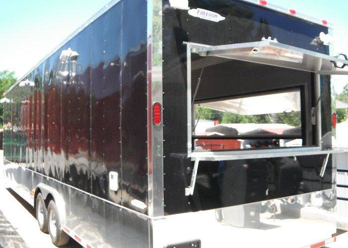 Concession Trailer 8.5’x30′ Vending Food Event Catering (Black) — photo 5