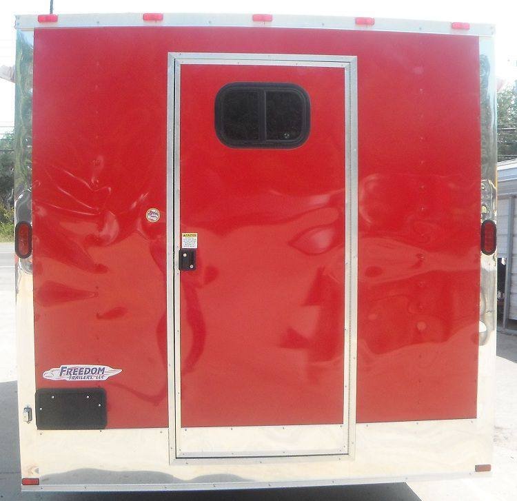 Concession Trailer 8.5’x19′ Red – Catering Food Vending Event — photo 6
