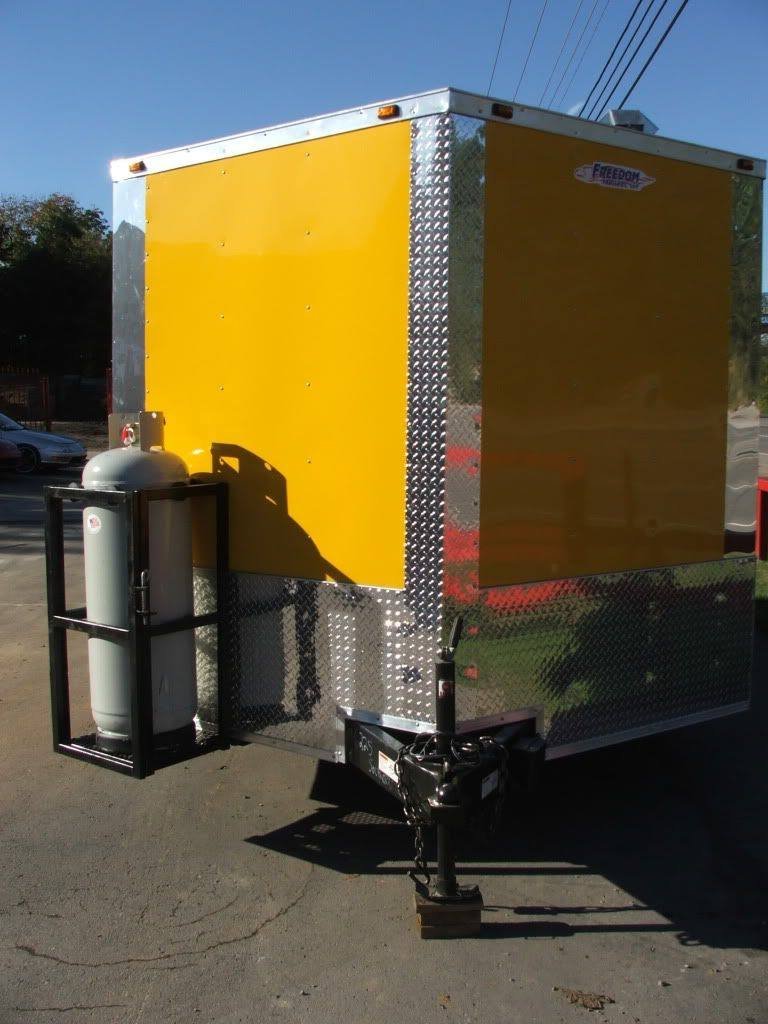 Concession Trailer 8.5’x14′ Yellow – Food Vending Event Concession — photo 10
