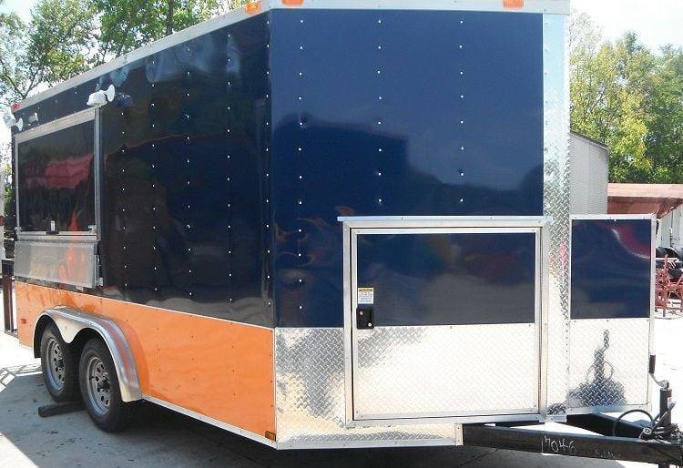 Concession Trailer 7’x13′ Blue – Vending Catering Event Food — photo 2