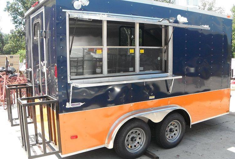 Concession Trailer 7’x13′ Blue – Vending Catering Event Food — photo 4