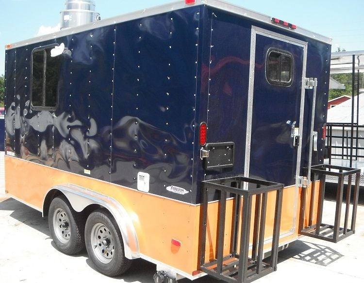 Concession Trailer 7’x13′ Blue – Vending Catering Event Food — photo 10