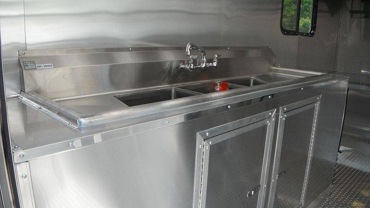 Concession Trailer 7’x13′ Blue – Vending Catering Event Food — photo 12