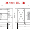 Ole Hickory EL-IB smoker end-loading rotisserie pit