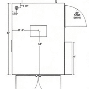 Ole Hickory Pits Model EL-ED BBQ Smoker Commercial Revolving Racks