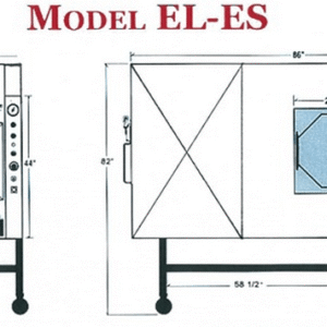 Ole Hickory EL-ES smoker with rotating racks - view 4