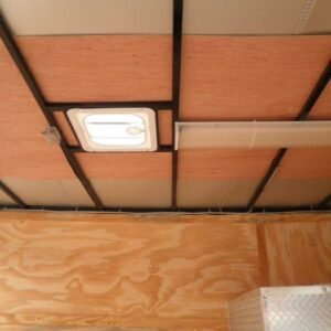 8.5 x 12 Yellow Restroom Trailer with private toilet and handwash sink - view 13