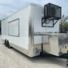 8.5 x 24 White Office Trailer with mini-split and display window