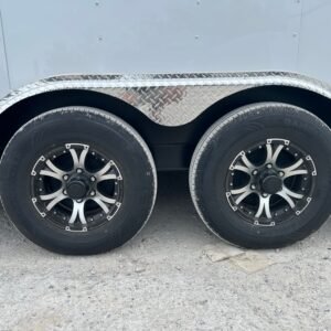 8.5 x 24 White Office Trailer with mini-split and display window - view 15