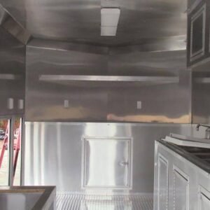 8.5 x 18 orange ice cream trailer with dual 60-amp power - view 7