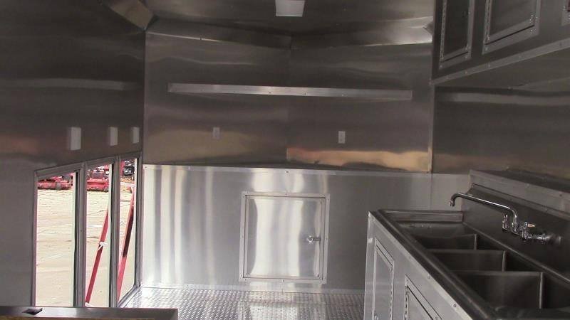 8.5′ x 18′ Concession Food Trailer Orange Ice Cream Yogurt — photo 3