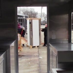 8.5 x 18 orange ice cream trailer with dual 60-amp power - view 14