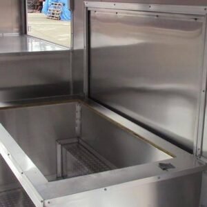 8.5 x 18 orange ice cream trailer with dual 60-amp power - view 4