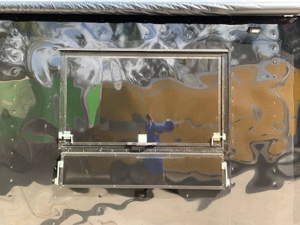 8.5′ x 24′ Black Porch Style BBQ Concession Food Trailer — photo 14