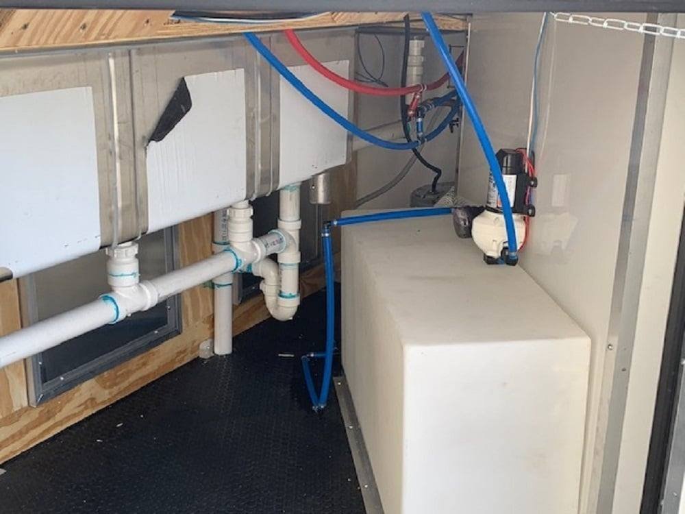 8.5′ x 20′ White V-Nose Concession Food Trailer — photo 10