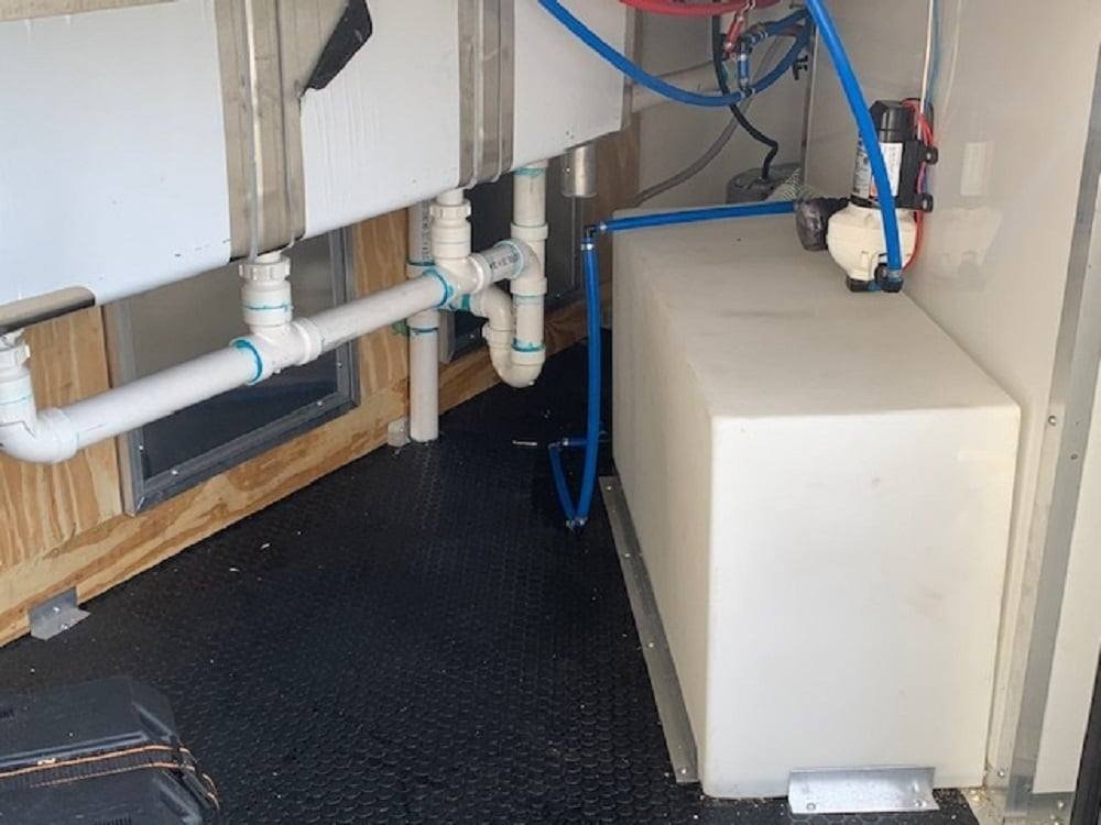 8.5′ x 20′ White V-Nose Concession Food Trailer — photo 7