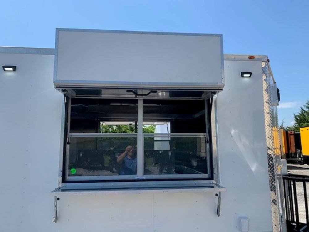 8.5′ x 24′ White Pizza Concession Food Trailer — photo 5