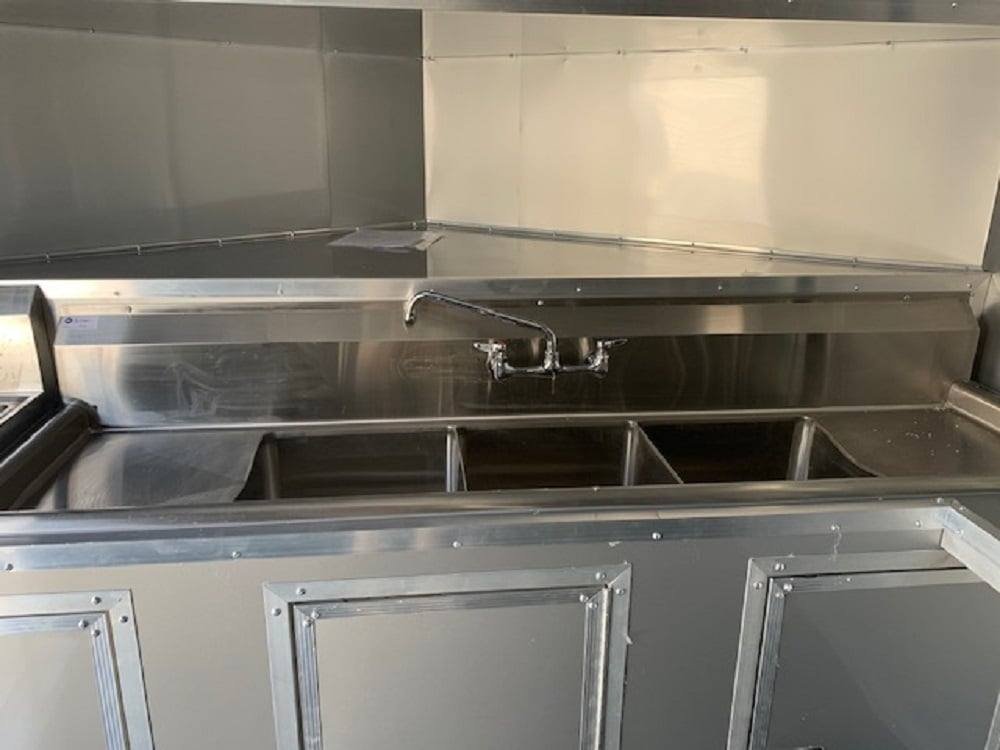 8.5×24 Red Concession Food Trailer — photo 6