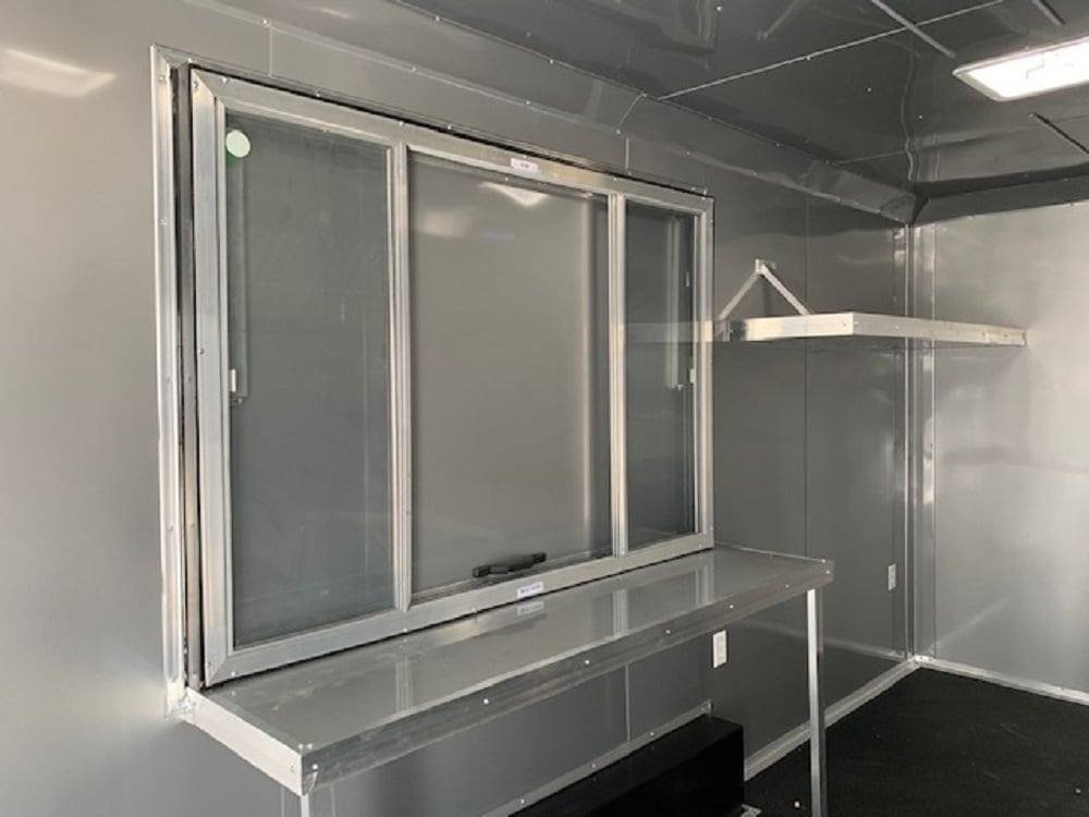 8.5×24 Red Concession Food Trailer — photo 3