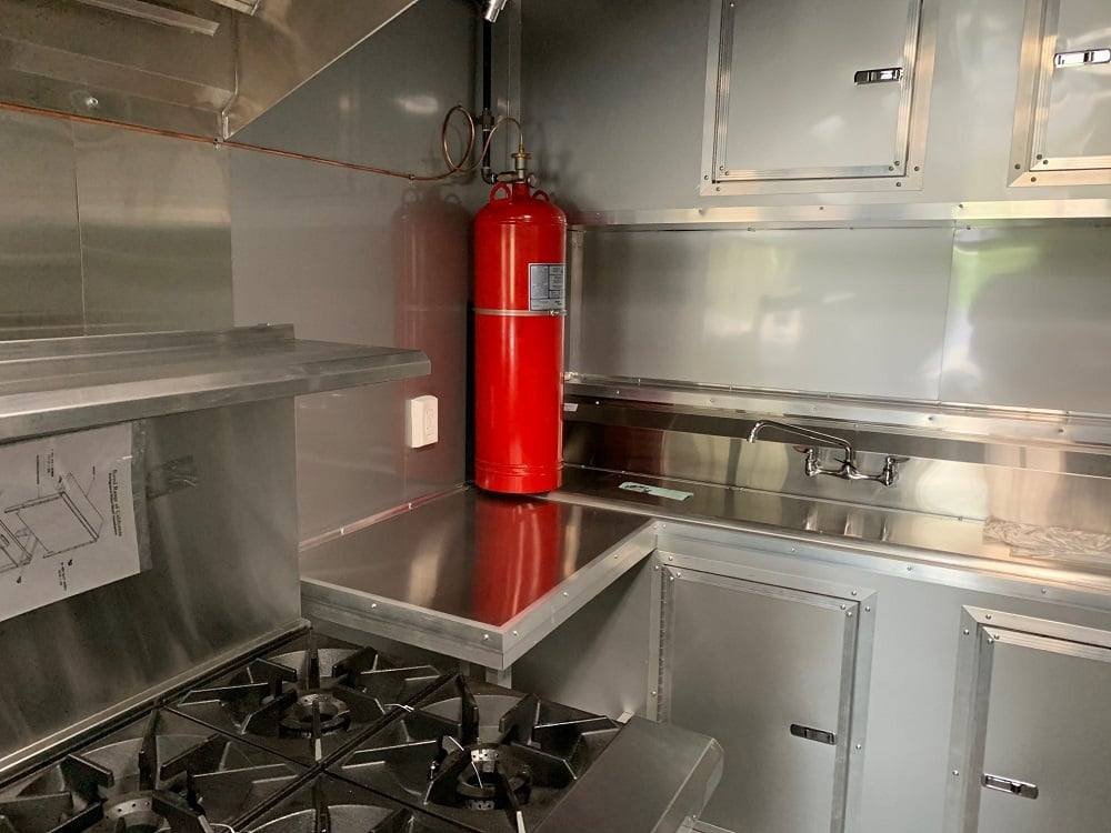 8.5′ x 53′ Cobalt Blue Gooseneck Concession BBQ Food Trailer with Appliances — photo 13