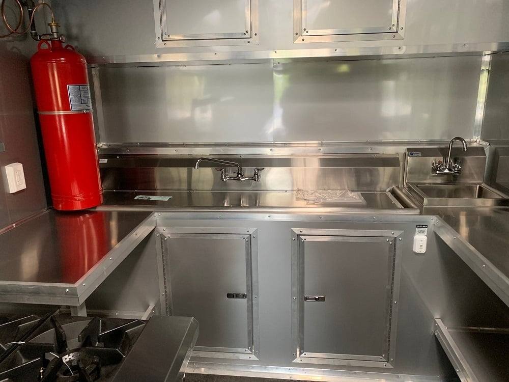 8.5′ x 53′ Cobalt Blue Gooseneck Concession BBQ Food Trailer with Appliances — photo 9
