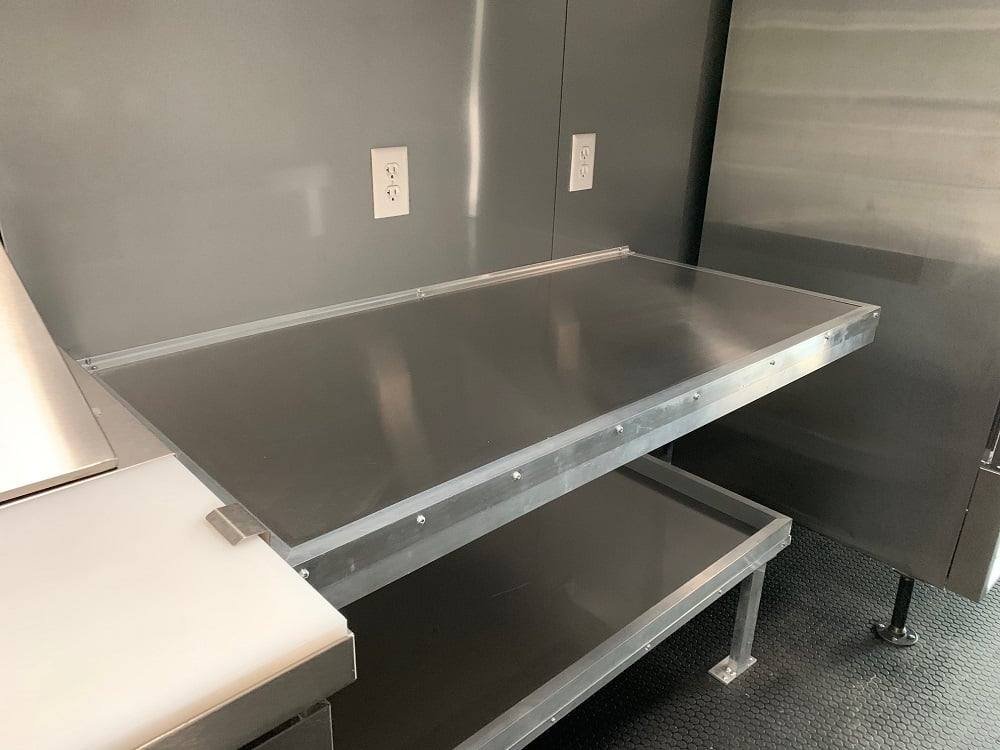 8.5′ x 53′ Cobalt Blue Gooseneck Concession BBQ Food Trailer with Appliances — photo 11