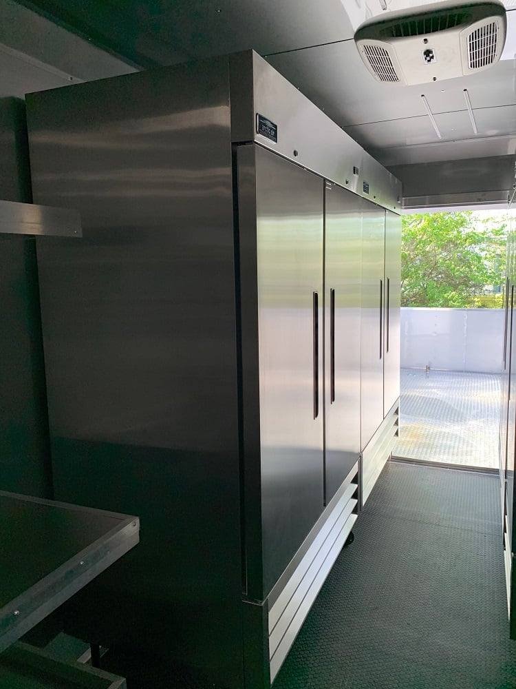 8.5′ x 53′ Cobalt Blue Gooseneck Concession BBQ Food Trailer with Appliances — photo 6