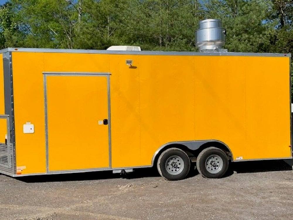 8.5′ x 20′ Yellow Concession Food Trailer — photo 14