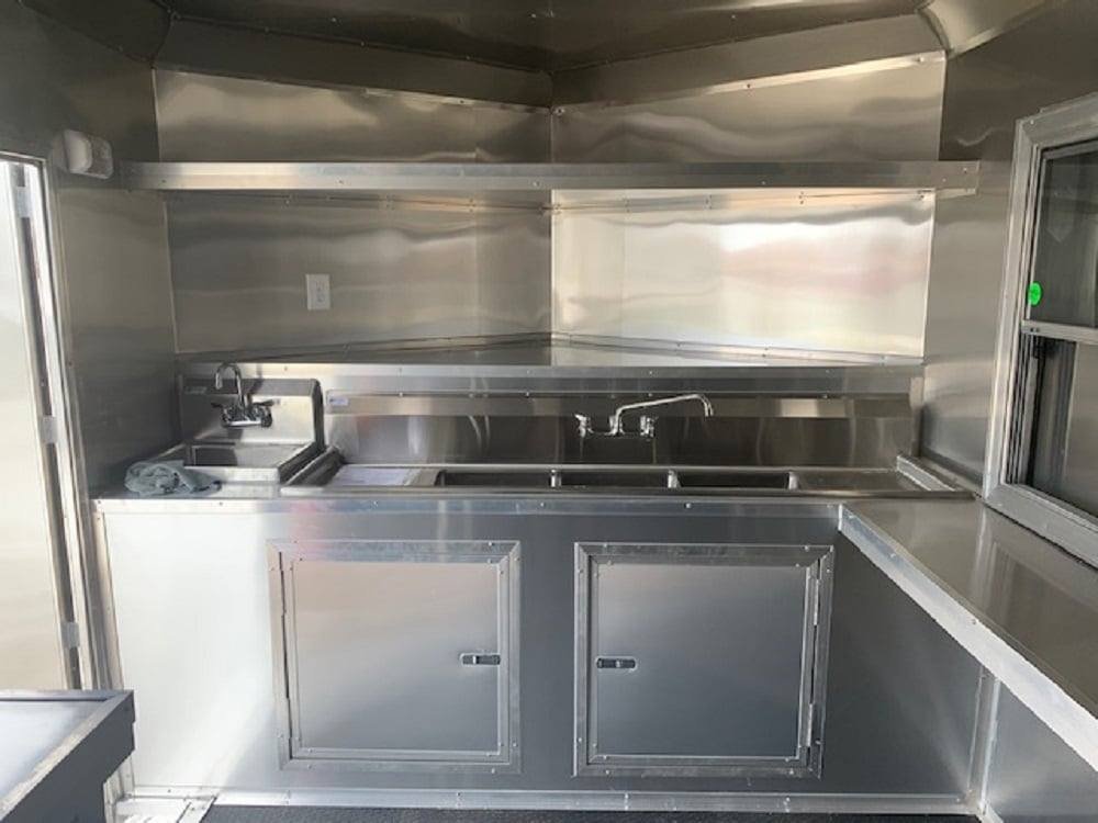 8.5′ x 20′ Yellow Concession Food Trailer — photo 5