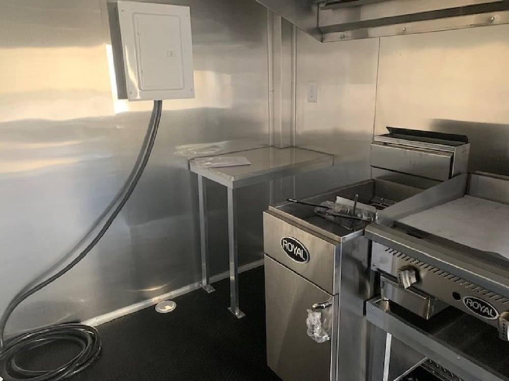 8.5′ x 16′ Custom White Concession Food Catering Trailer — photo 6
