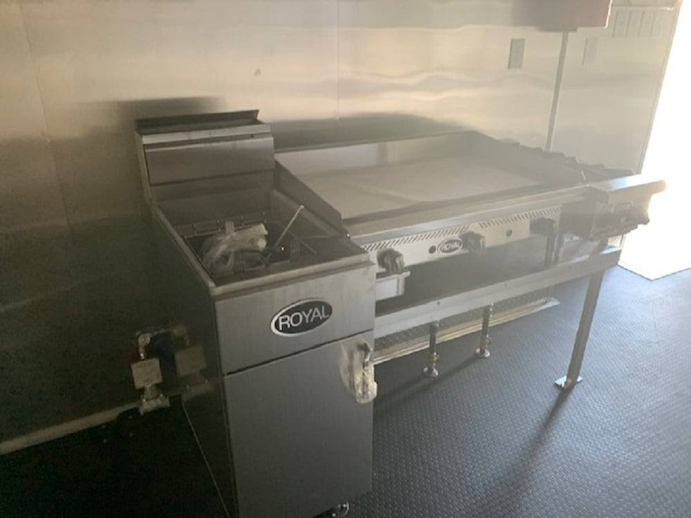 8.5′ x 16′ Custom White Concession Food Catering Trailer — photo 5