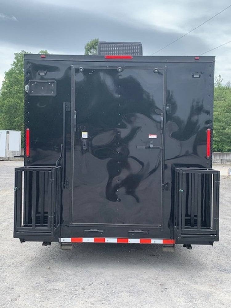 8.5′ x 30′ Black Concession Food Trailer — photo 7