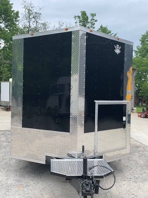 Concession Trailer 8.5′ X 22′ Black BBQ Food Event Catering — photo 5