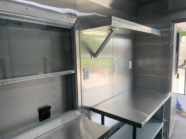 Concession Trailer 8.5′ X 22′ Black BBQ Food Event Catering — photo 14