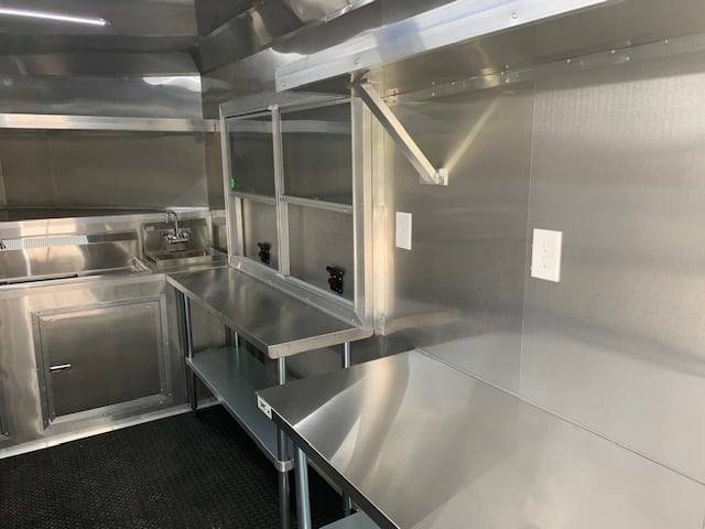 Concession Trailer 8.5′ X 22′ Black BBQ Food Event Catering — photo 8